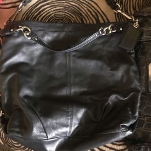 Vintage coach leather handbag